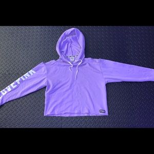 Victoria Secret (pink) Cropped Hoodie